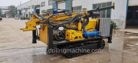 600m(NTW) Rig pengeboran inti hidraulik yang dipasang di crawler / Rig pengeboran geologi