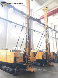 Rig Bor Inti Permukaan Mineral Hidraulik / Penyewaan Rig Bor Crawler HQ 160m