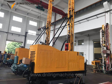 Peralatan Rig Pengeboran Eksplorasi Permukaan 400m / Mesin Pengeboran Inti Hidrolik