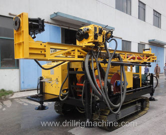 Rig Pengeboran Geologi 1200m / Mesin Pengeboran Inti Berlian Permukaan Hidrolik Crawler
