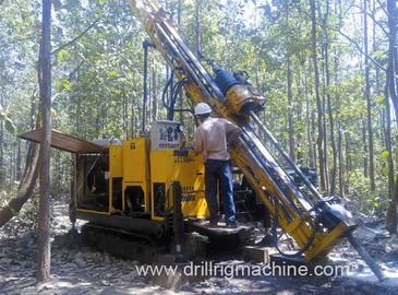 Rig Pengeboran Inti Berlian Crawler Hidraulik Untuk Eksplorasi / Penambangan Geologi