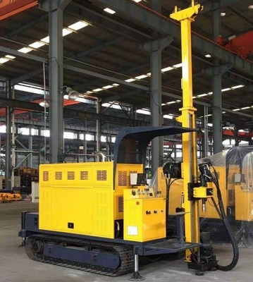 V2 Crawler Type Core Drill Rig Kepala Penggerak Atas Dengan Alat Pengeboran Inti Dinding Tipis