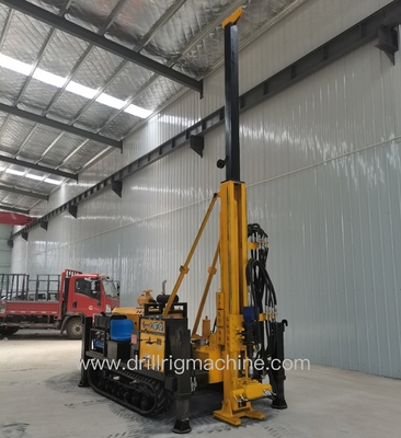 V2 Crawler Type Core Drill Rig Kepala Penggerak Atas Dengan Alat Pengeboran Inti Dinding Tipis