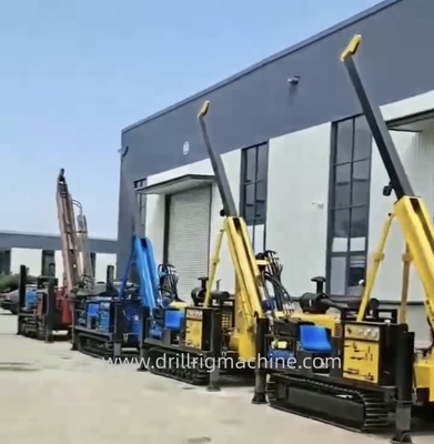 Perayap kendali jarak jauh dipasang peralatan pengeboran inti berlian penggerak atas / Rig bor berlian