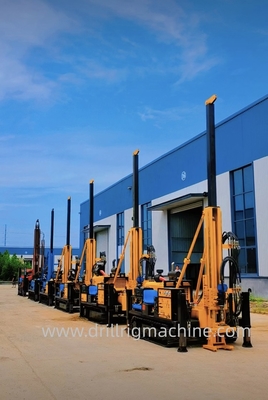 400m (NTW) Rig bor inti berlian / rig bor yang dipasang di crawler / peralatan pengeboran inti pertambangan